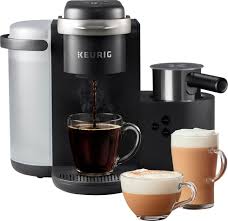 Trying to dose for one. Keurig K Cafe Single Serve K Cup Coffee Maker Dark Charcoal 5000201735 Best Buy