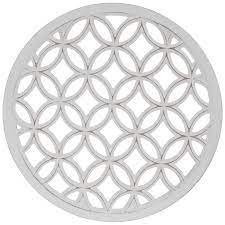 Stylish wall art for less don't settle for boring bare walls. White Round Lattice Wood Wall Decor Hobby Lobby 1957422
