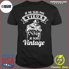 Je ne sais pas, mais tu vera. Je Ne Suis Pas Vieux Je Suis Vintage Guitar Shirt Hoodie Sweater And Long Sleeve