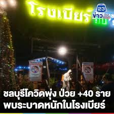 สาธารณสุขจังหวัดชลบุรี ระบุชัดโรงเบียร์ 90 ศรีราชา ต้นตอแพร่ระบาดเชื้อโควิด วันนี้ตรวจสอบถึง 32 ราย แจงยิบใครติดโควิดแล้วบ้าง ตามล่าหานัก. 8tgfrnmeqcolwm