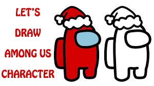 How To Draw Among Us Character Among Us Character With With Christmas Hat Youtube We use cookies to make wikihow great.