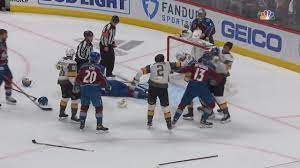 Ryan reaves shoved ryan graves down to the ice and kneed him in the face after crosschecking philipp grubauer in the back of the head. Ryan Reaves Cheap Shot On Ryan Graves Youtube