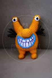 Your resource to discover and connect with designers worldwide. Krumm Aaahh Real Monsters 13 Cm 5 Inches Amigurumi Etsy Real Monsters Crochet Monsters Monster