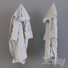 Bathrobe Bathrobe Bathroom Accessories Model