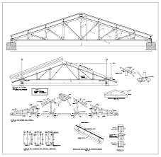 The open web design as used in steel roof trusses, vertical towers, and steel floor trusses demonstrate an incredible variety of design applications, fulfilling almost any architectural need in modern building and bridge construction. Steel Truss Details How To Install Steel Trusses In Your Home
