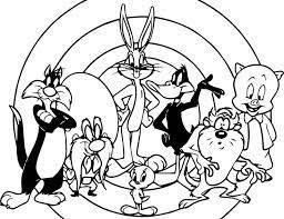 Looney Tunes All Characters Photo Coloring Page Cartoon Coloring Pages Grinch Coloring Pages Coloring Pages