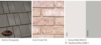 View details + 101 vanguard. Pink Brick Exterior Color Schemes Davinci Roofscapes