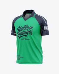 Men S Raglan Short Sleeve Cricket Jersey Polo Shirt Front Half Side View Of Soccer Jersey In Apparel Mockups On Yellow Images Object Mockups Shirt Mockup Clothing Mockup Design Mockup Free