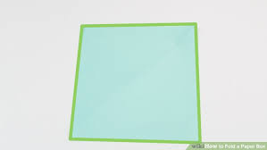 how to fold a paper box 12 steps with pictures wikihow