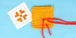 The instructor from the knitting board shows you how to make a criss cross stitch. How To Decorate Knits With Cross Stitch 10 Rows A Day