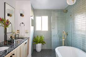 Mid century modern home spa master bathroom remodel makeover reveal. Mid Century Modern Bathroom Renovation A Vintage Splendor Home