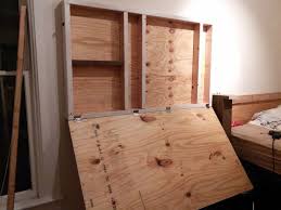 Hideaway Drafting Table Drafting Table Folding Walls Fold Up Table