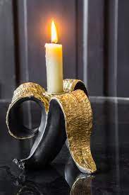 Candles 4 less carries a large selection of high quality candle holders. Black Gold Banana Candle Holder Rockett St George