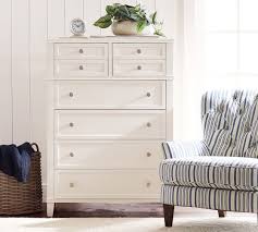 It's contemporary design and clean lines will complement any decor. Clara 6 Drawer Tall Dresser Pottery Barn