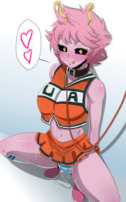 the amazing gambit, ashido mina, boku no hero academia, absurdres, highres,  1girl, breasts, cheerleader, female focus, panties, text focus, underwear -  Image View - | Gelbooru - Free Anime and Hentai Gallery