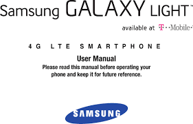 Turn on phone with not accepted sim card. Samsung Galaxy Light T Mobile Users Manual Sgh T399 User