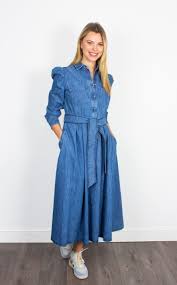 Weekend Max Mara Luana Denim Maxi Dress Shopatanna