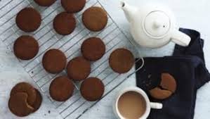 Chocolate And Ginger Oat Biscuits Recipe Bbc Food Oat Biscuit Recipe Recipes Biscuits