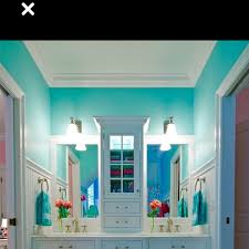At a glance, this wall paint looks like it is a bright one. Sw Raindrop Sherwin Williams Paint Colors Blue Paint Colors Paint Colors