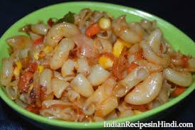 Add 1 heaped cup macaroni (125 grams macaroni). Veg Macroni Image Indian Recipes In Hindi
