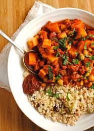 Tunisian Chickpea And Vegetable Tagine Food To Glow Tagine Recipes Tunisian Food Vegetable Couscous