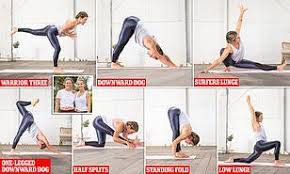 Elsa Patakay S Yoga Instructor Reveals The Star S Gruelling Workout Daily Mail Online Yoga Instructors Workout Yoga Videos