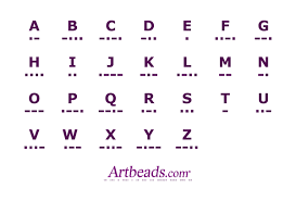 A Morse Code Chart From Artbeads Com A Handy Reference For Adding Morse Code Message To Jewelry Diy Bracelets Morse Code Morse Code Bracelet