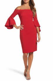 Main Image Chelsea28 Off The Shoulder Dress Petite Cocktail Dresses Trendy Cocktail Dresses Red Cocktail Dress
