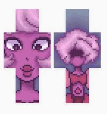 It's a bit lopsided, but it's supposed to be like that. Made Some Pink Diamond Pixel Art On A Minecraft Skin Stevenuniverse