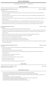 salesforce business analyst resume