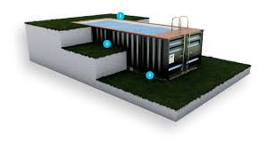 Kaseo Piscine Container Ecologique Economique Mobile