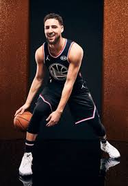 Klay Thompson Of Team Lebron Poses For A Portrait Before The 2019 Nba Klay Thompson Nba Basketball Players Hot