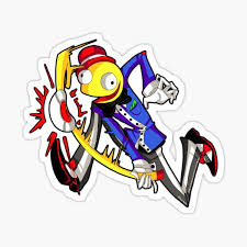 Golpearla con fuerza y destreza te permite noquear a tus enemigos. Sticker Lethal League Candyman Par Fearcrowz Redbubble