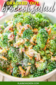 Cracked Out Broccoli Salad Low Carb Keto Friendly Broccoli Recipes Side Dish Broccoli Recipes Broccoli Salad