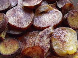 Image result for batata doce frita com coco ralado por cima