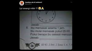 Aug 07, 2021 · download soal bahasa indonesia tentang penggunaan waktu kelas 2 sd. Pusing Gegara Satu Kata Soal Matematika Kelas 2 Sd Ini Jadi Susah Dijawab Suara Malang