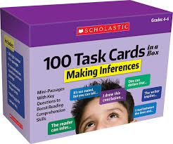 The task cards give your students concentrated practice with inference, so students get multiple opportunities to make inferences in one time frame. Amazon Com 100 Task Cards In A Box Making Inferences Mini Passages With Key Questions To Boost Reading Comprehension Skills 9781338748376 Ghiglieri Carol Martin Justin Books