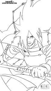 Santa coloring page free printable 13110. Get This Anime Coloring Pages Madara Uchiha From Naruto