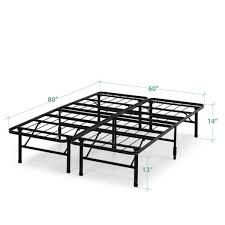 Best selling in beds & bed frames. Zinus Shawn 14 In Queen Smartbase Mattress Foundation With Easy Assembly Hd Sbbk 14q Fr The Home Depot