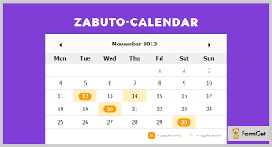 5 Best Jquery Calendar Plugins Free And Paid Formget