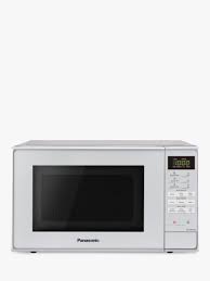 A small l may appear in the corner of the display as a reminder that the control panel is locked. Panasonic Nn E28jmmbpq Freestanding Microwave Silver