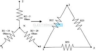 Hence, if the values of za, zb and zc are known, therefore by knowing these values and by putting them in the above equations, you can convert a star connection into a delta connection. Star Delta Transformations