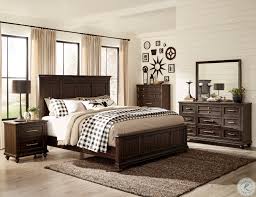 Stamford Brown King Panel Bed In 2020 Wood Bedroom Sets Brown Furniture Bedroom Dark Brown Bedrooms