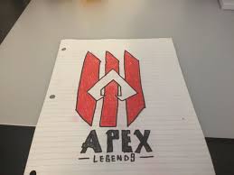 Download files and build them with your 3d printer, laser cutter, or cnc. A Drawing I Made Of The Apex Legends Logo Apexlegends