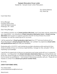 Relocation Cover Letter Tips From Cover Letter Proofreader Resumeperk Com