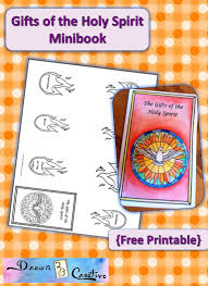 Gifts Of The Holy Spirit Minibook Drawn2bcreative Holy Spirit Activities Holy Spirit Lesson Holy Spirit Craft