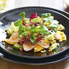 Salade D Avocat A La Mangue Et Au Cresson Recette Salade D Avocat Salade Recette Salade