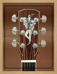 Larrivee Headstock Peter Pan Guitar Inlay Guitar Design Best Guitar For Beginners