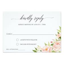 Floral Elegant Wedding Rsvp Respond Card Modern Weddinginvitations We Modern Wedding Invitations Diy Floral Wedding Invitations Modern Wedding Invitations