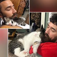 Cat Mom to Celebrate Nine Years of Being a Third Wheel to Her Rescued Cat  Obsessed with Beards